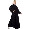 Designer velvet Bridal abaya- Blue Designer velvet Bridal abaya- Blue